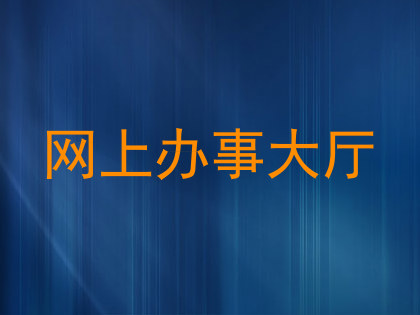 网上办事大厅