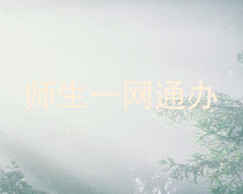 师生一网通办