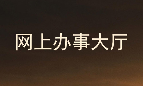 网上办事大厅