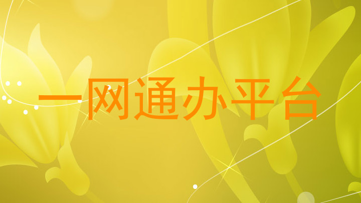 一网通办平台