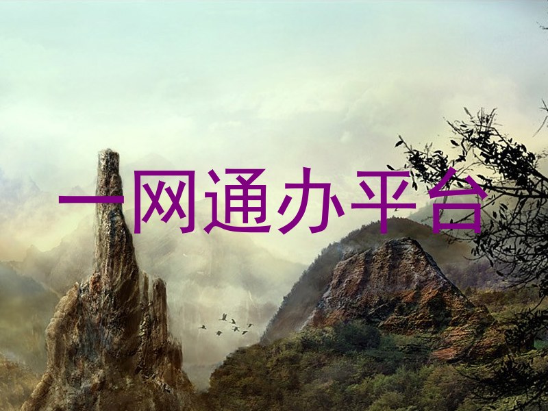 一网通办平台