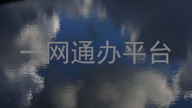 一网通办平台