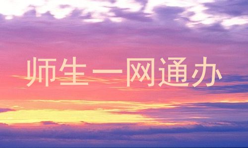 师生一网通办