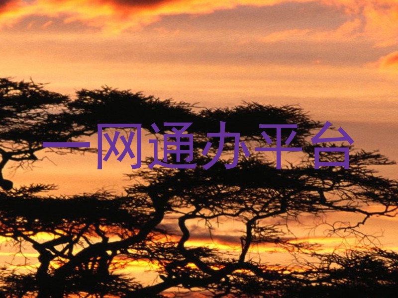 一网通办平台