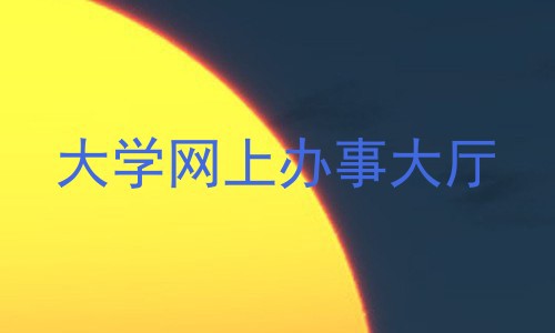 大学网上办事大厅