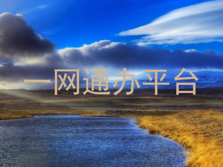 一网通办平台