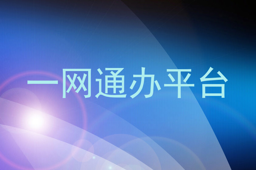 一网通办平台