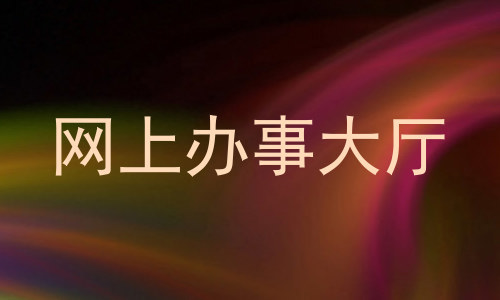 网上办事大厅