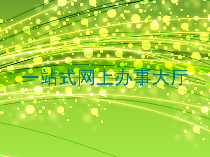 一站式网上办事大厅