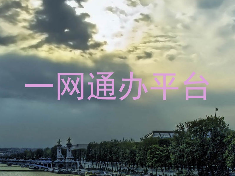 一网通办平台
