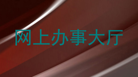 网上办事大厅
