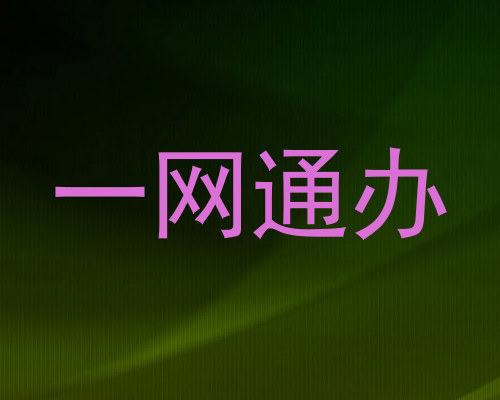 一网通办