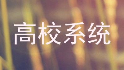 高校系统