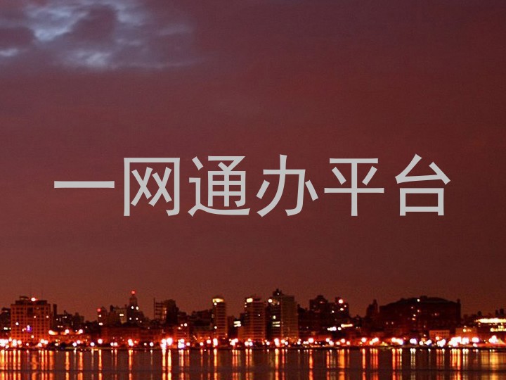 一网通办