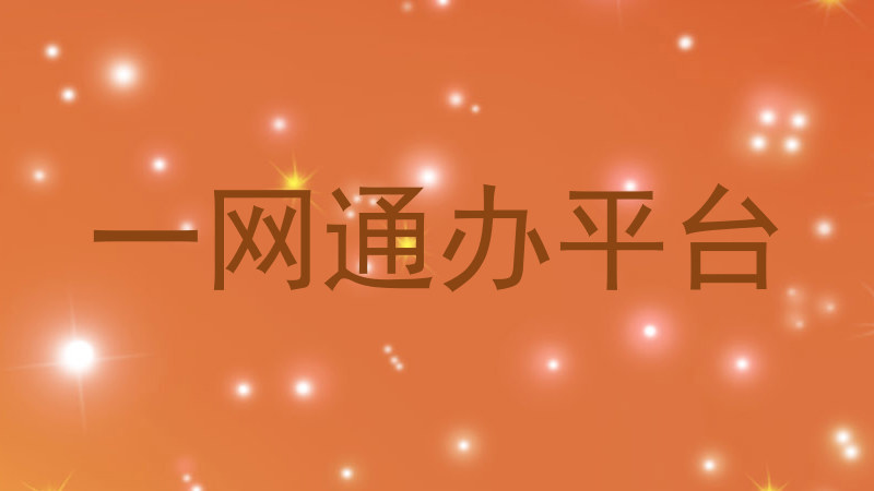一网通办