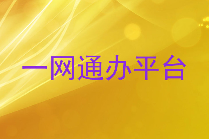 一网通办平台