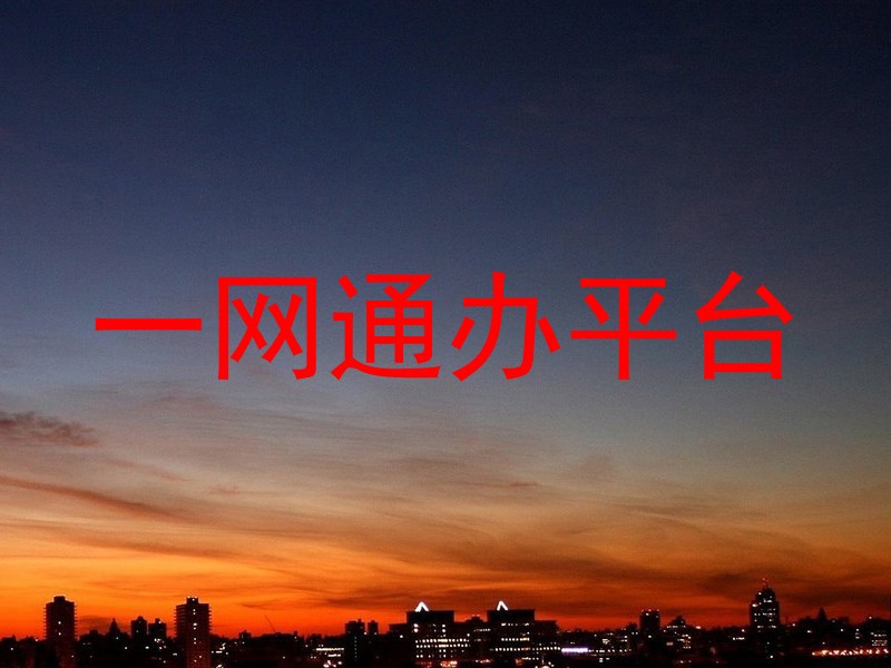 一网通办平台
