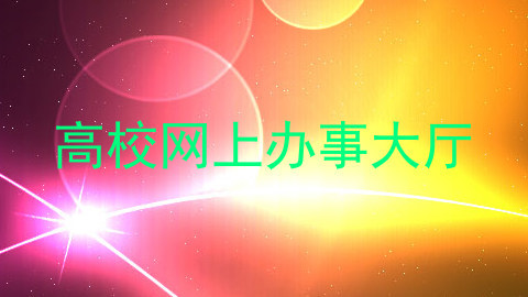 高校网上办事大厅