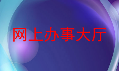 网上办事大厅