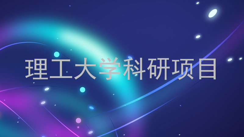 理工大学科研项目