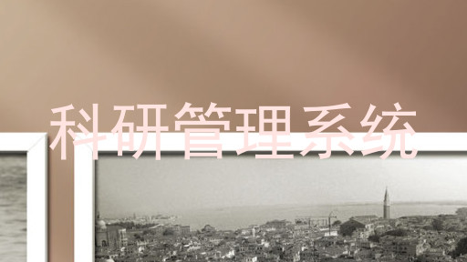 科研管理系统