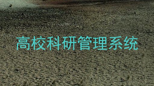 高校科研管理系统