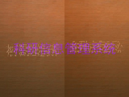 科研信息管理系统