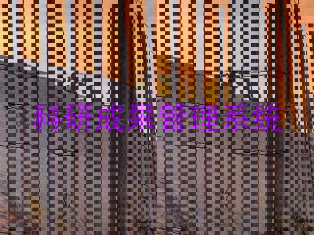 科研成果管理系统