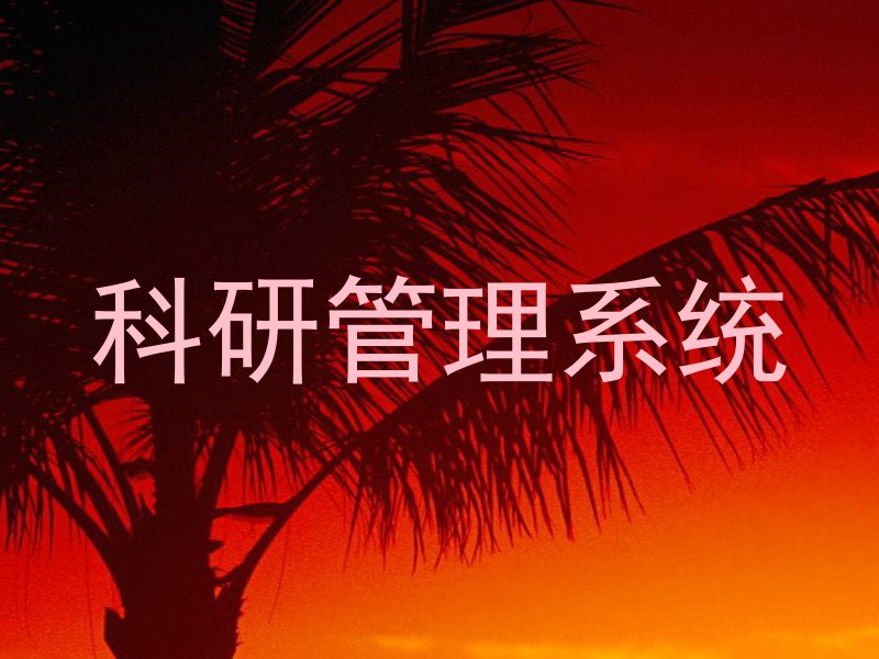 科研管理系统