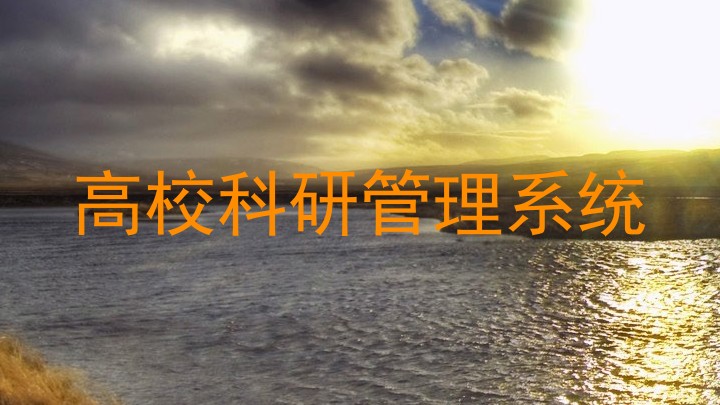 高校科研管理系统