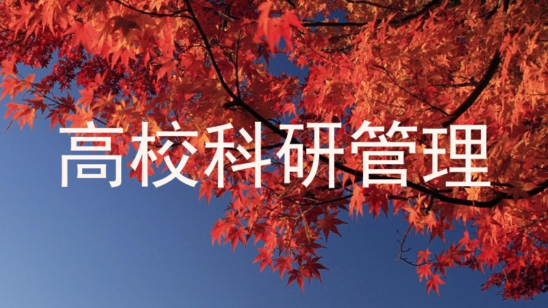高校科研管理