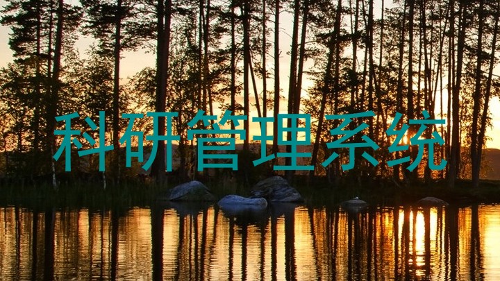 科研管理系统
