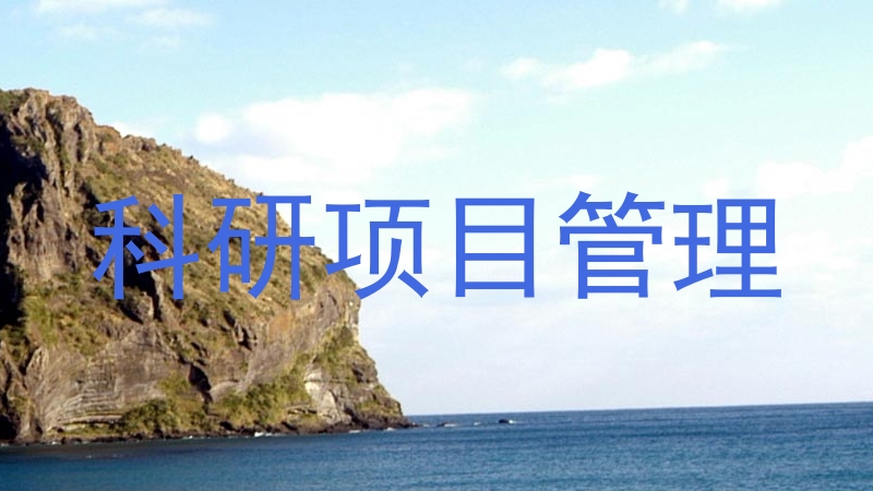 科研项目管理