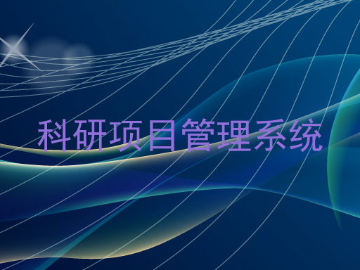 科研项目管理系统