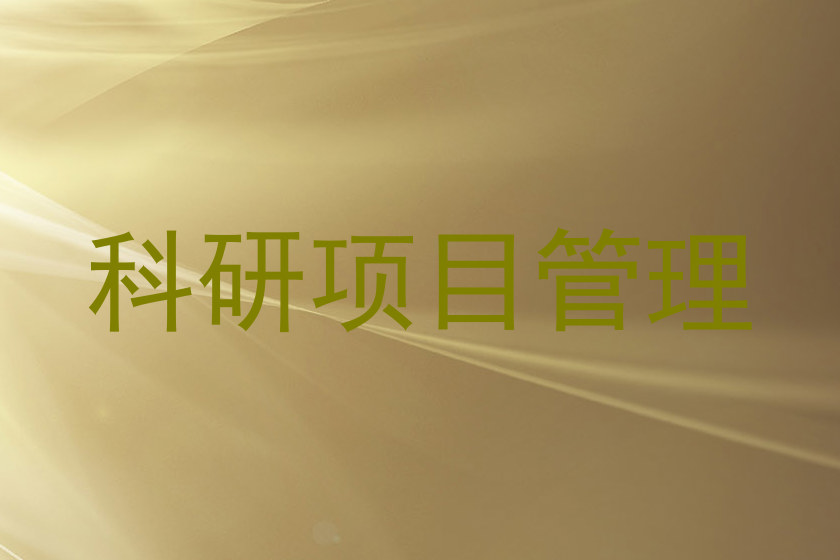 科研项目管理