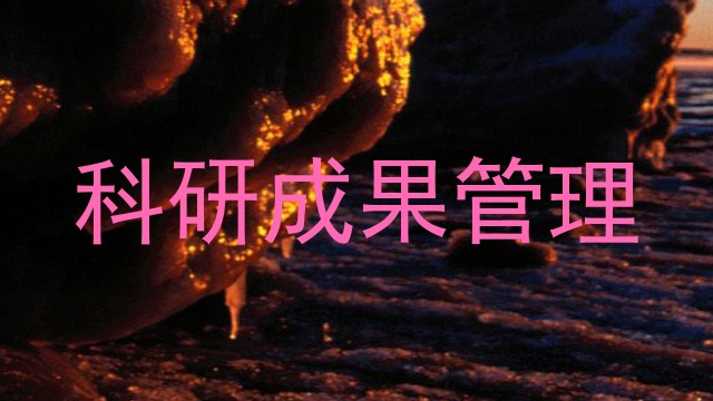 科研成果管理