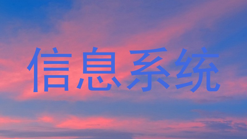 信息系统
