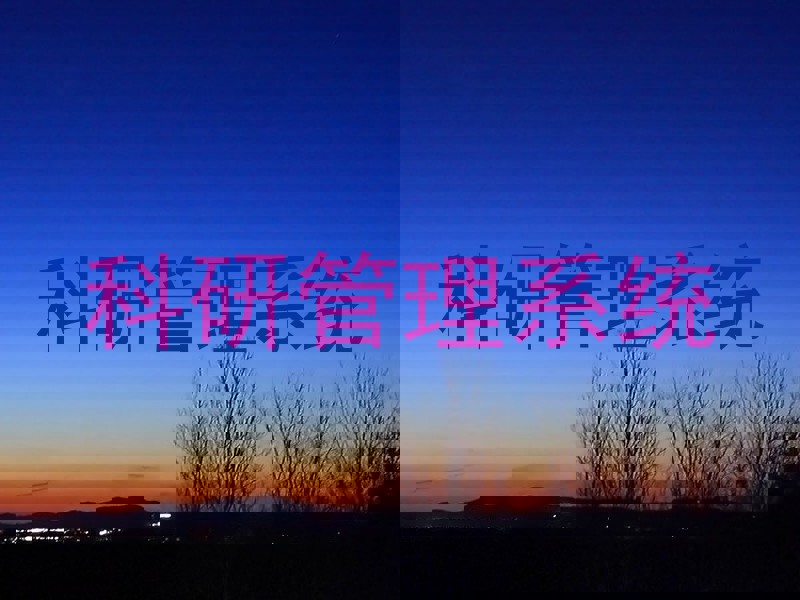 科研管理系统