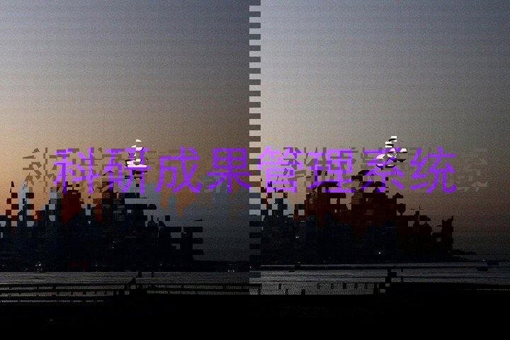 科研成果管理系统