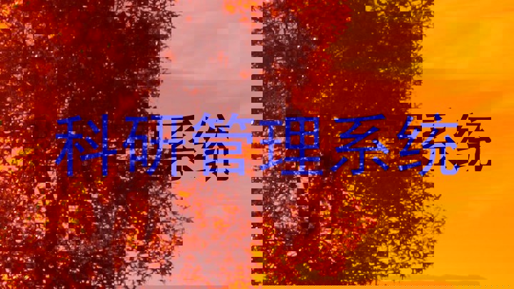 科研管理系统