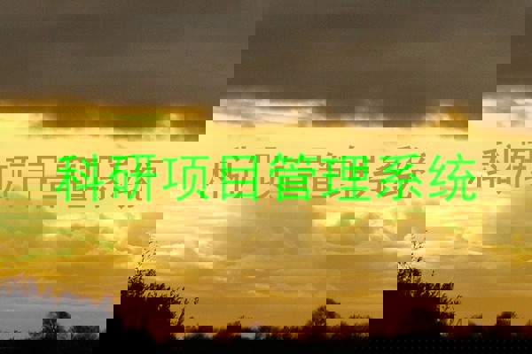 科研项目管理系统