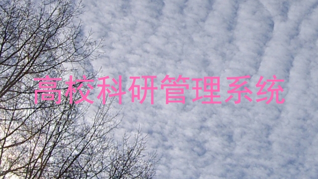 高校科研管理系统