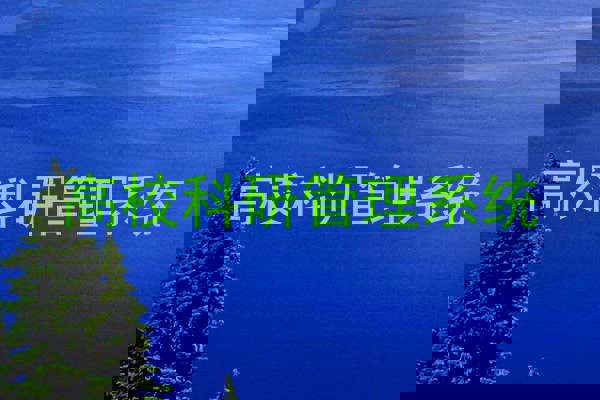 高校科研管理系统