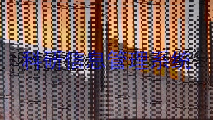 科研信息管理系统