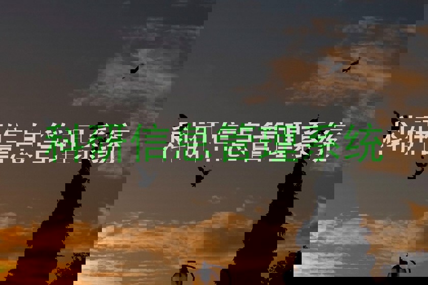 科研信息管理系统