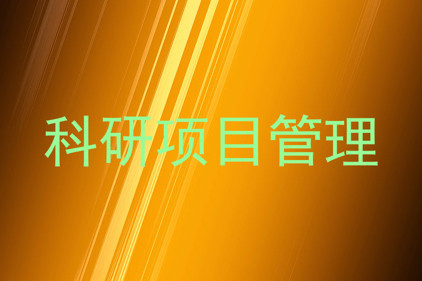 科研项目管理