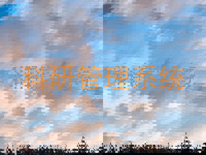 科研管理系统