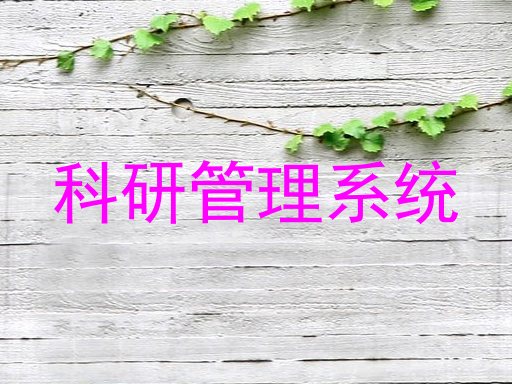 科研管理系统