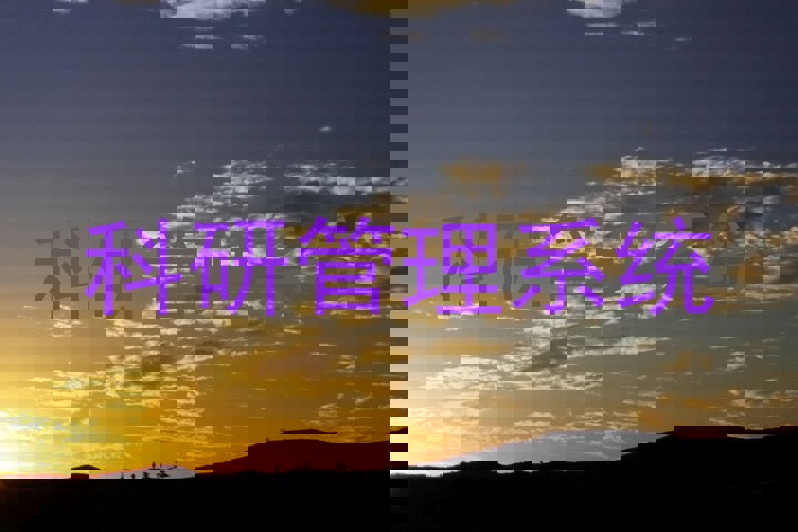 科研管理系统