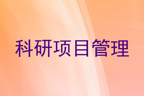 科研项目管理